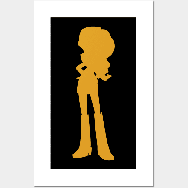 Sunset Shimmer Equestria Girls Silhouette Wall Art by Wissle